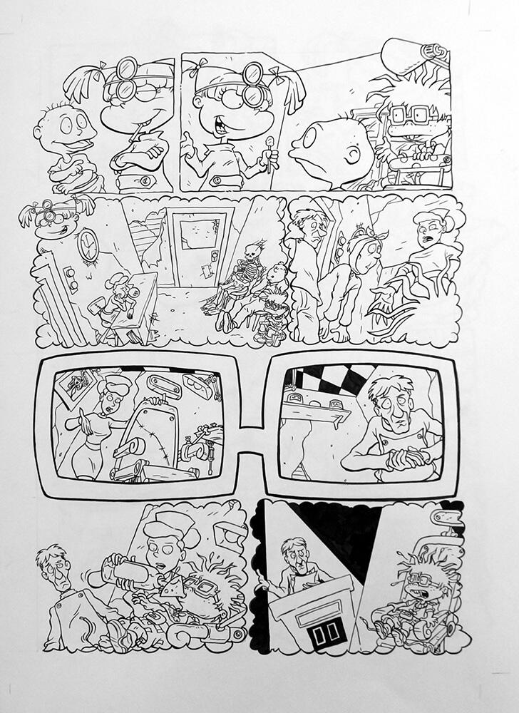 A Rugrats Adventure: Date With Dentistry page 4 art by Dave King