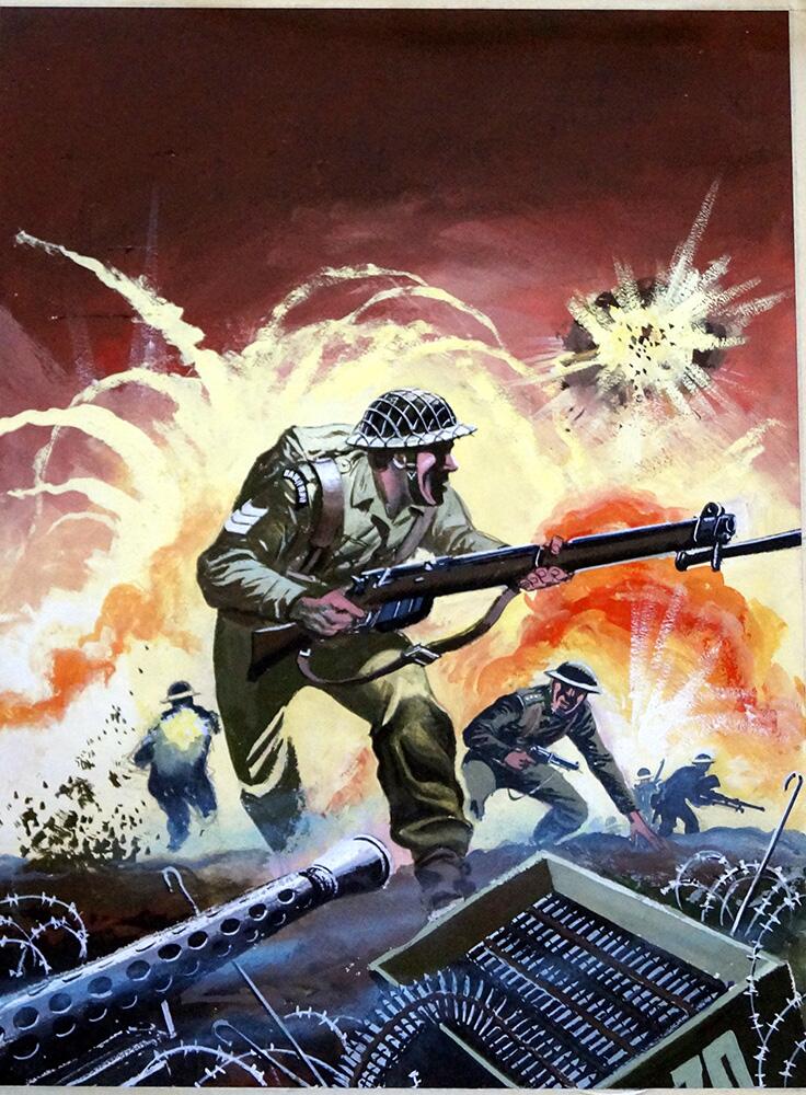 War Picture Library cover #324 art by B Knight