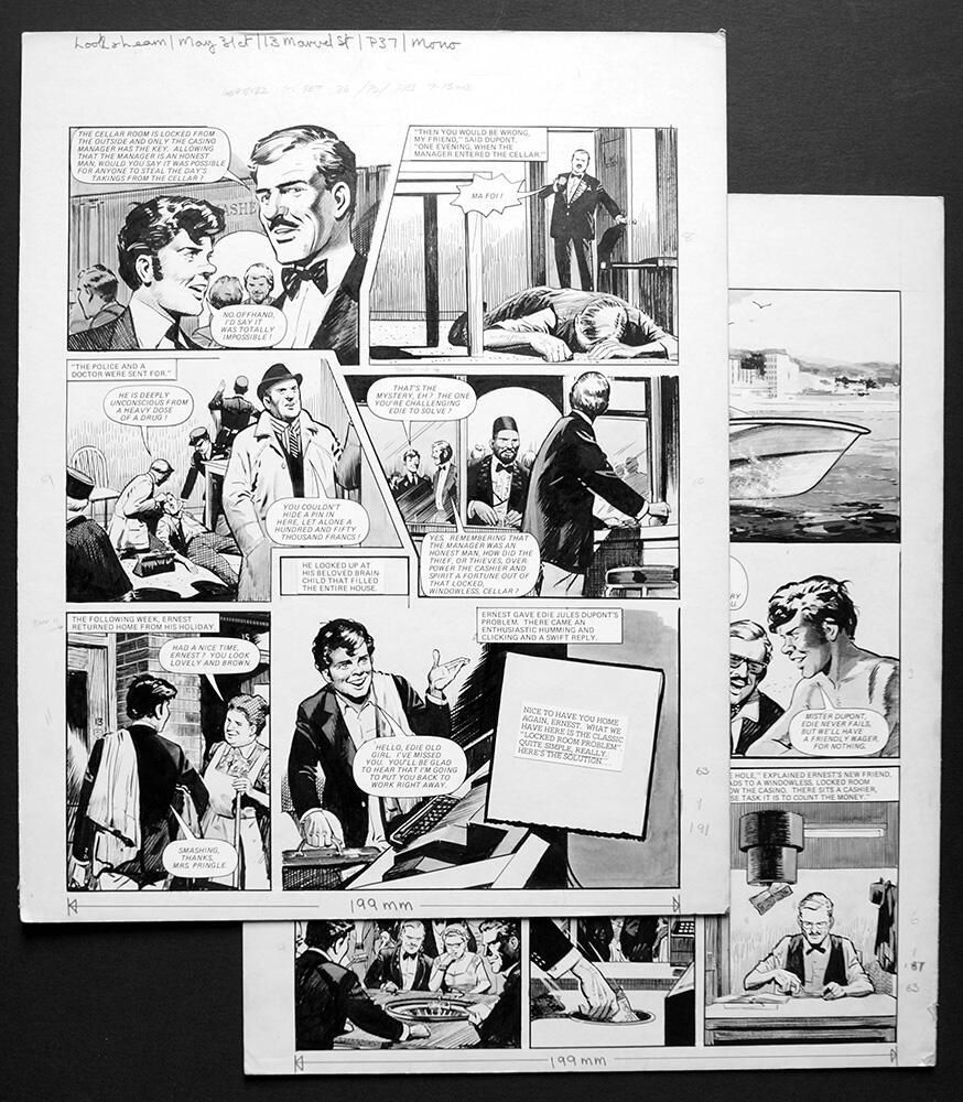 Second page art by Bill Lacey