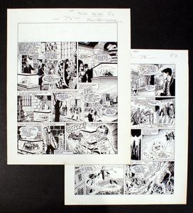Black Museum: TWO Pages from TV21 #100 art by Jose Jimenez