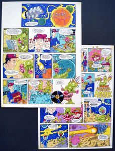 Gilbert The Alien - A Terrible Racket (TWO pages) art by Andy Lanning
