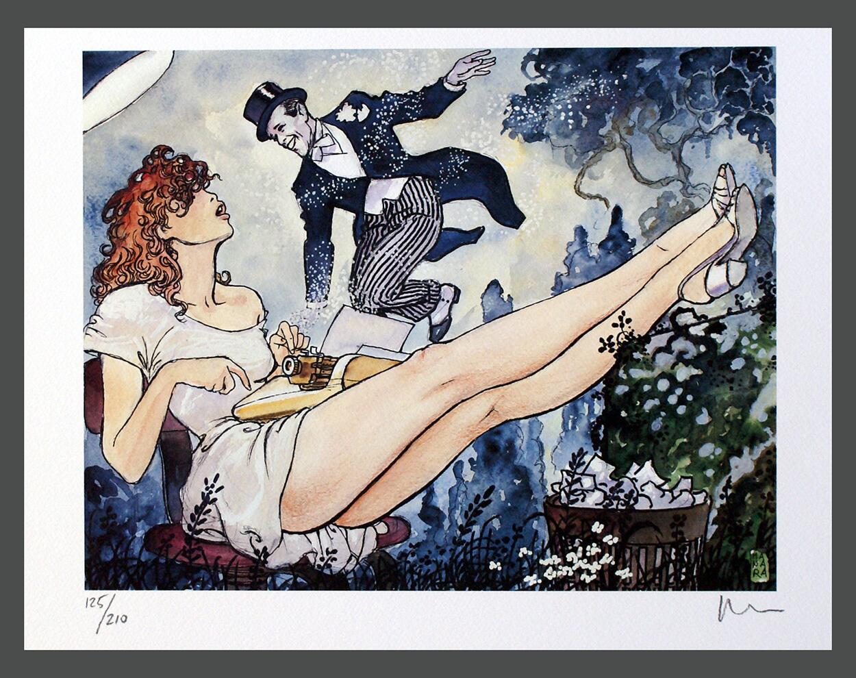 Fred Astaire art by Milo Manara