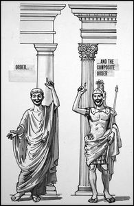 New Styles of Roman Architecture art by Ralph Bruce