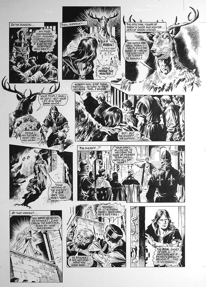 2nd page of episode art by Mike Noble