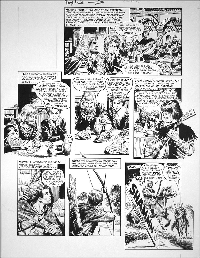 2nd page of story art by Mike Noble