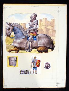 Knight In Armour art by Patrick Nicolle