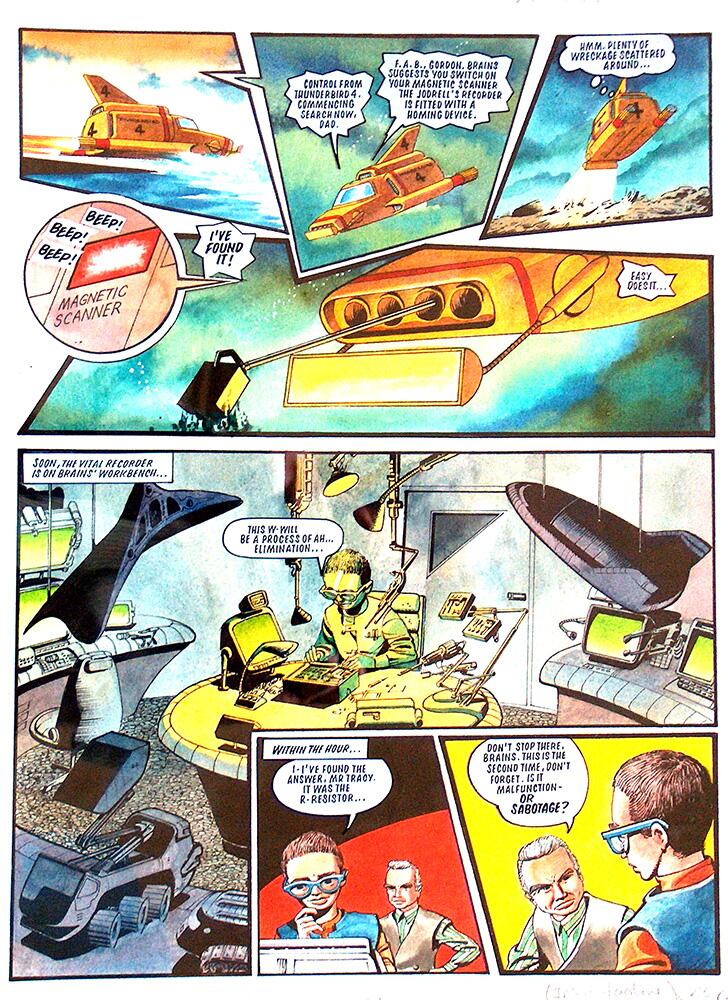 Thunderbirds Black Box art by Keith Page