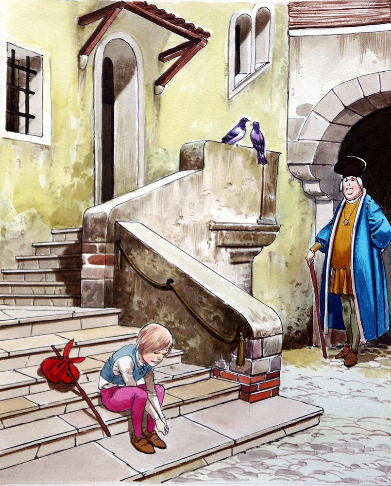 Dick Whittington: 08 Alone in the City art by Nadir Quinto