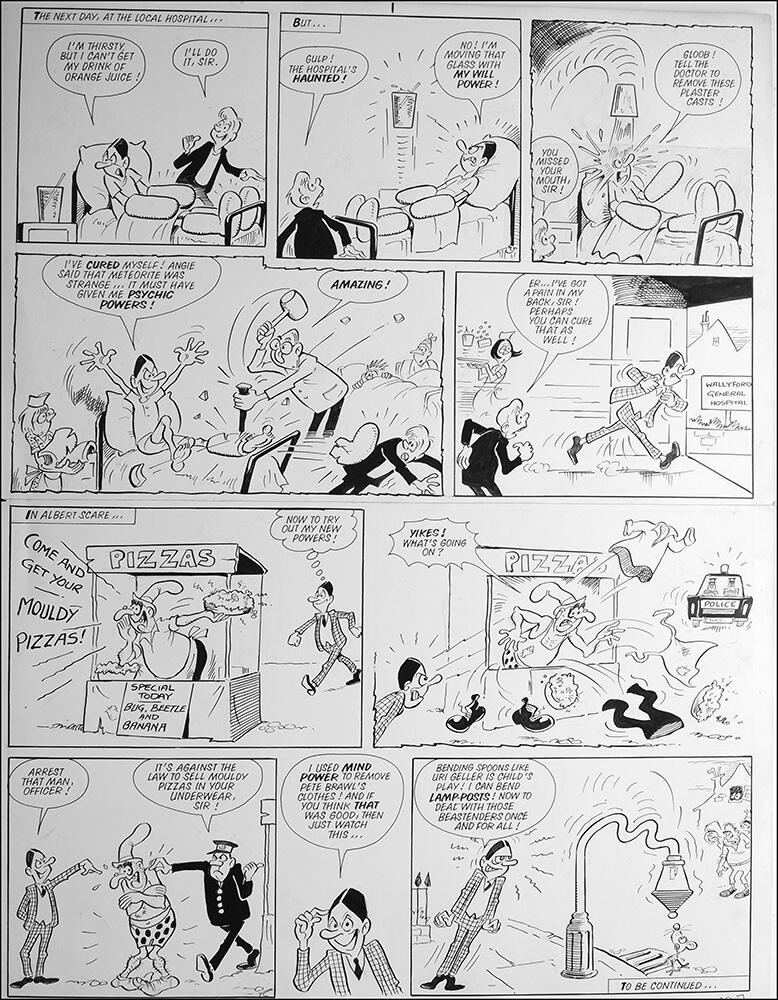 Second Page art by Reg Parlett