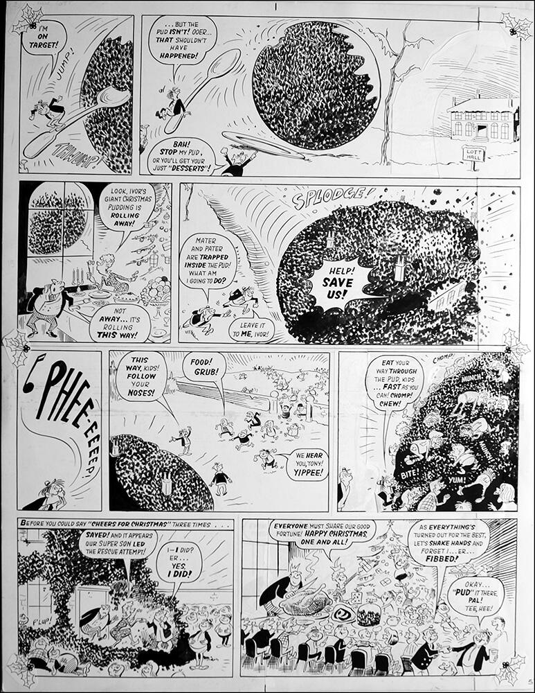Second Page of story art by Reg Parlett