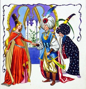 Princess Marigold: Too Many Turbans art by Nadir Quinto
