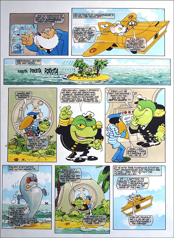 2nd page of story art by Arthur Ranson