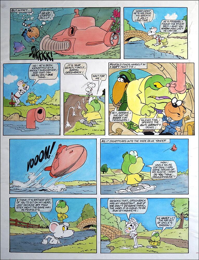 2nd page of story art by Arthur Ranson
