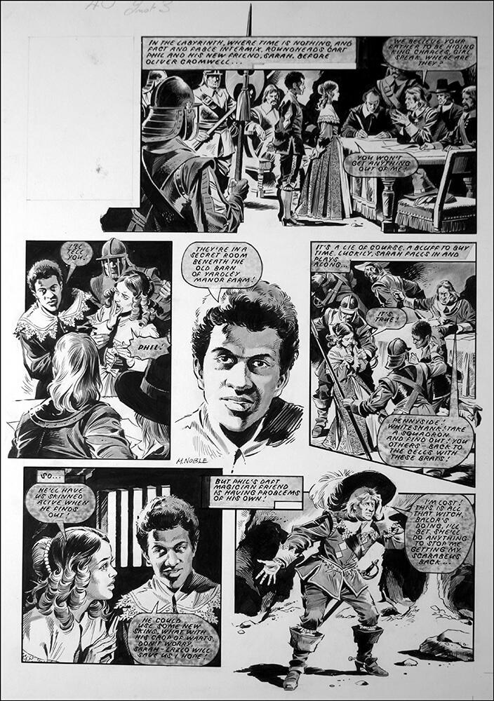 Labyrinth - Oranges (TWO pages) art by Mike Noble