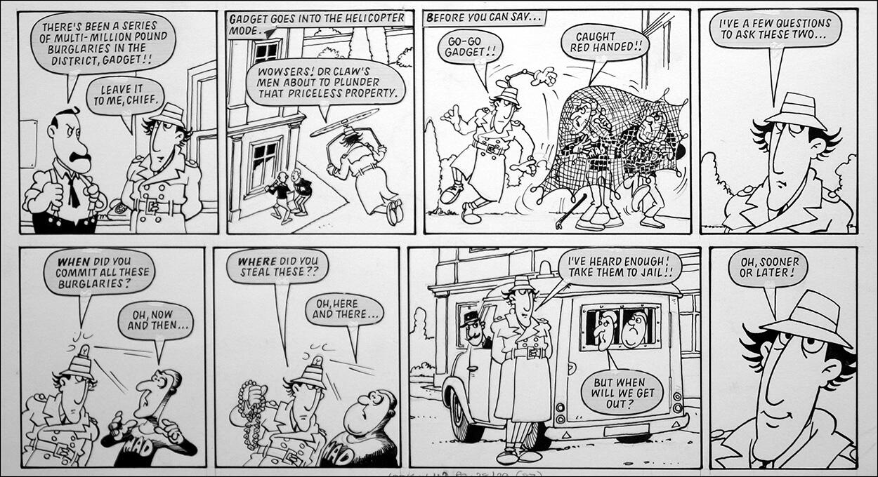 Inspector Gadget: Red Handed art by Arthur Ranson