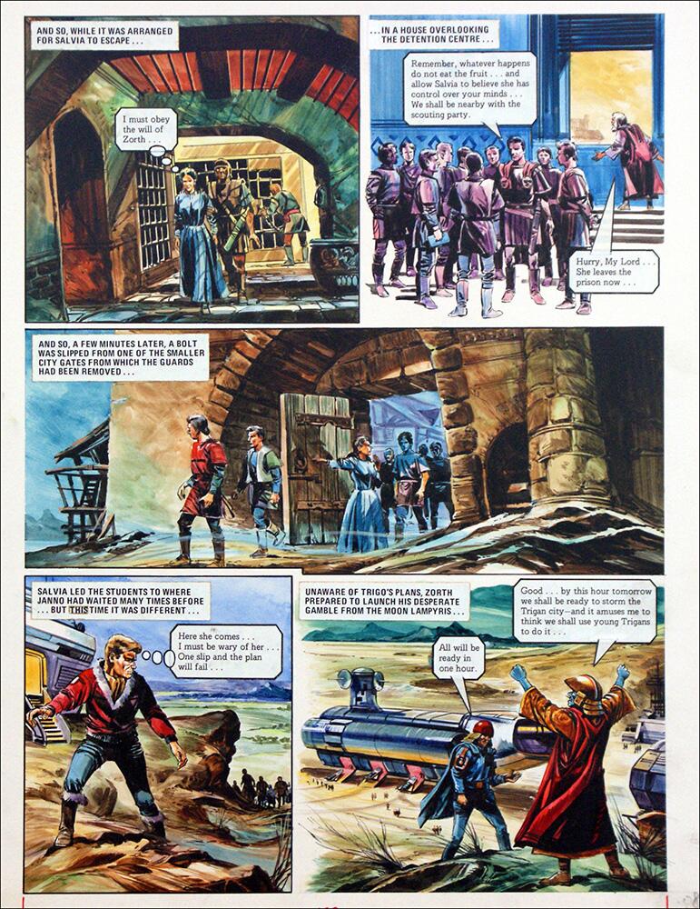 The Trigan Empire: Look and Learn (3 March 1979) b art by Gerry Wood