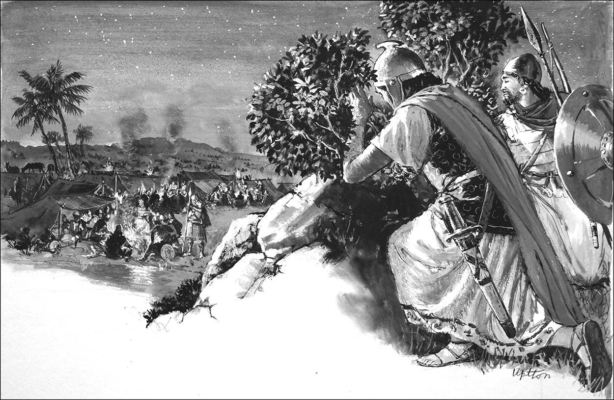 Jonathan Goes to War art by Clive Uptton