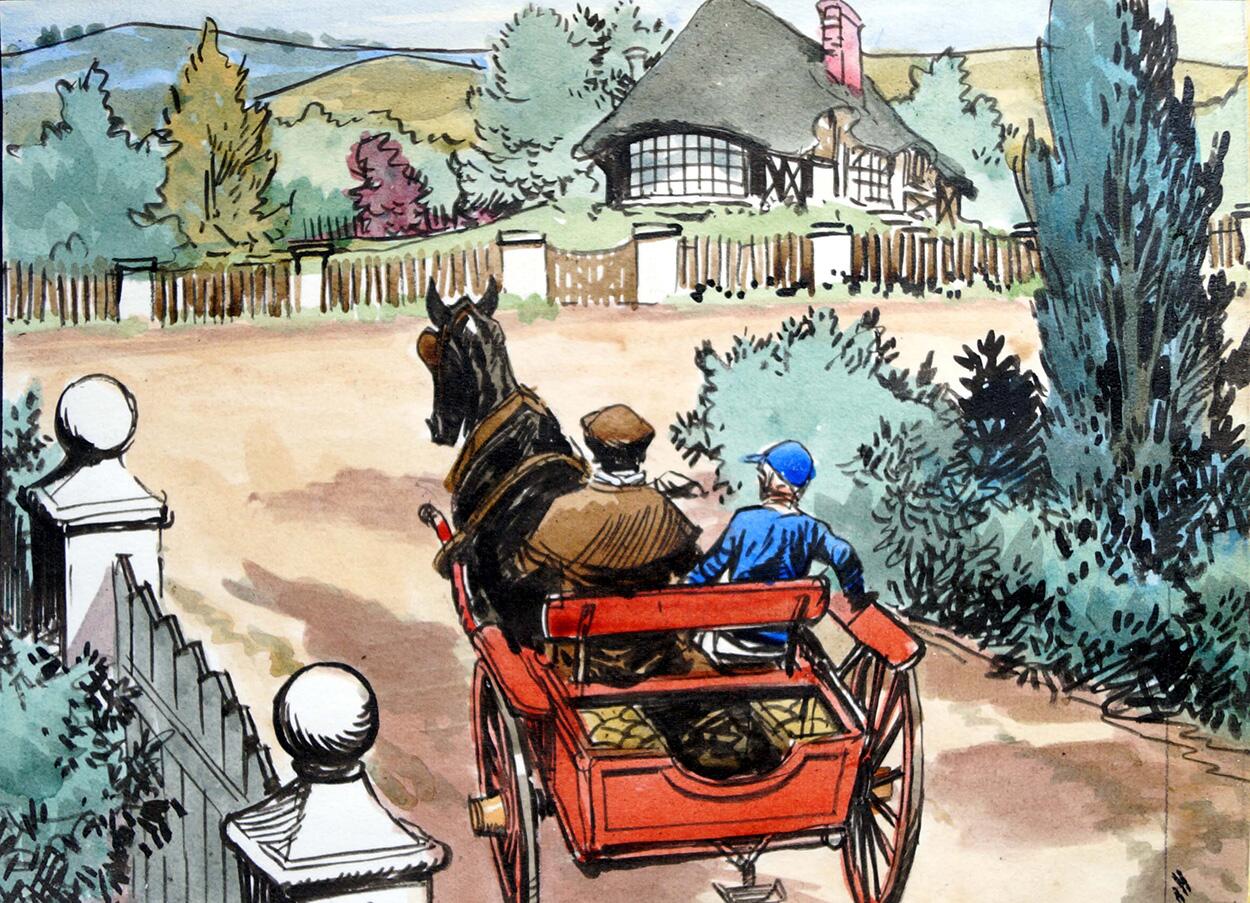 Black Beauty - In The Drive-Way art by Carlos Roume