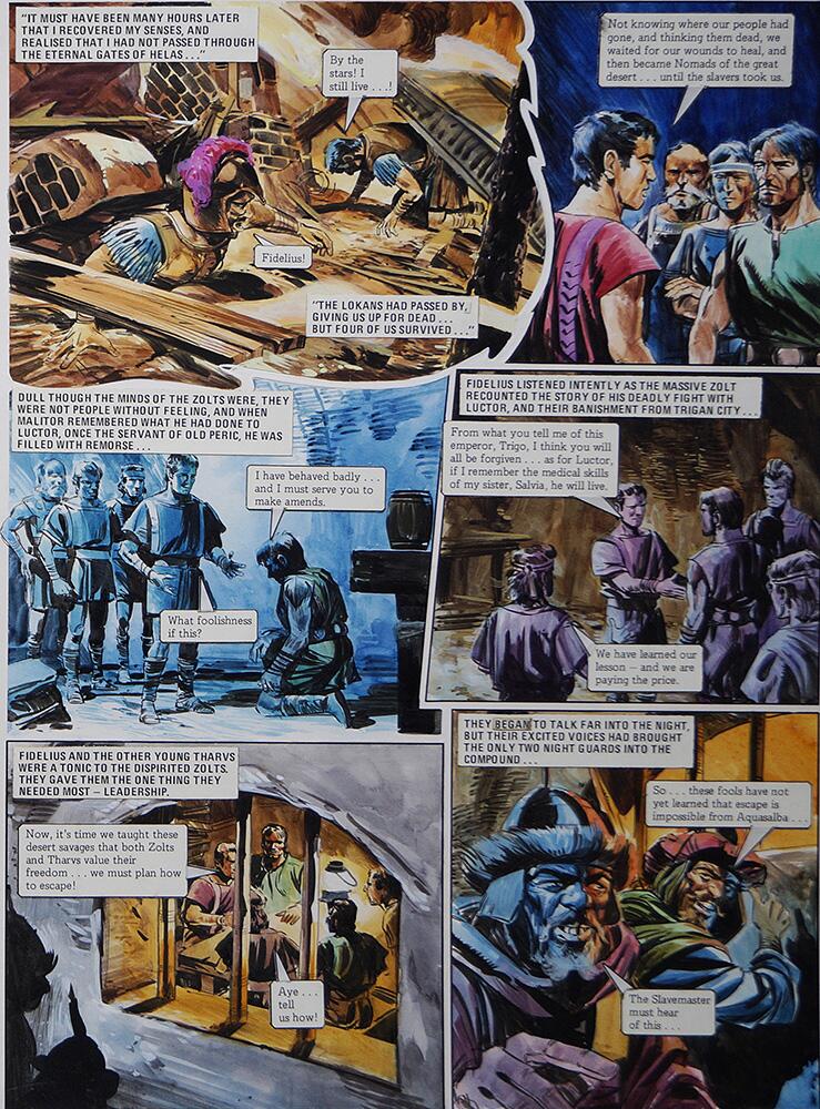 Right Hand Page art by Gerry Wood