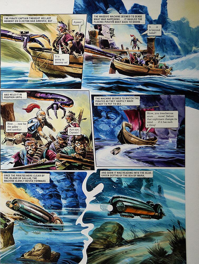 Right Hand Page art by Gerry Wood