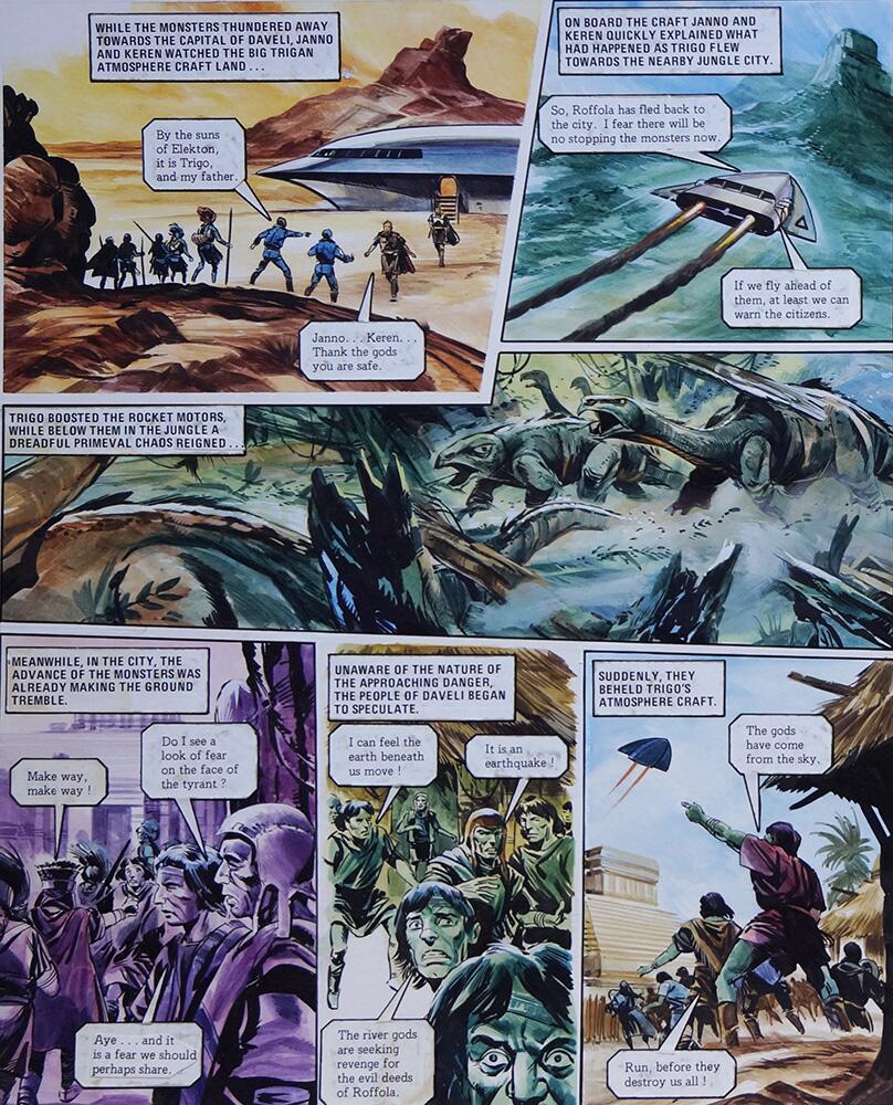Left Hand Page art by Gerry Wood