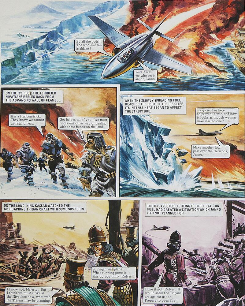Left Hand Page art by Gerry Wood