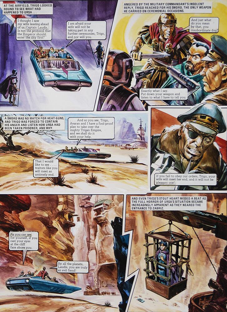 Right Hand Page art by Gerry Wood