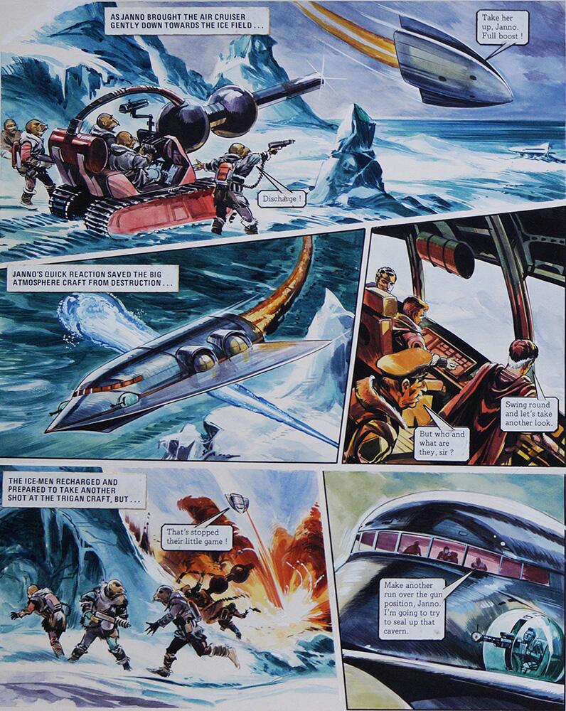 Left Hand Page art by Gerry Wood
