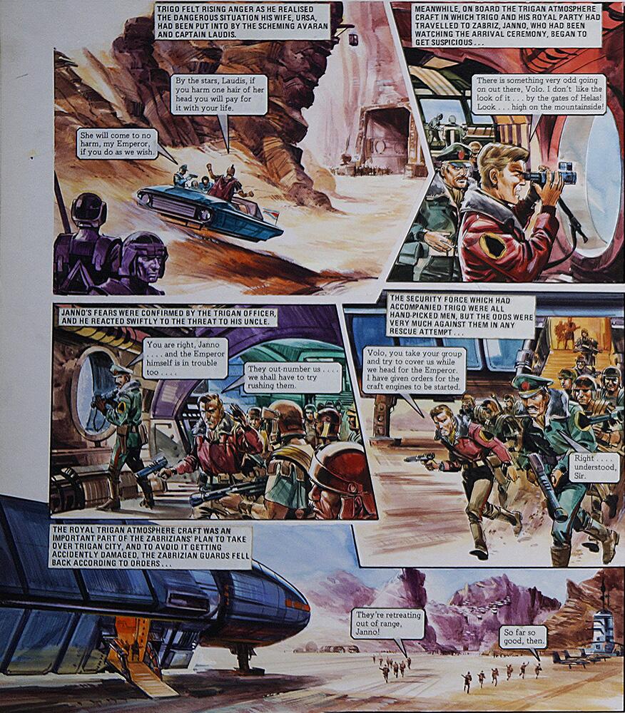 Left Hand Page art by Gerry Wood