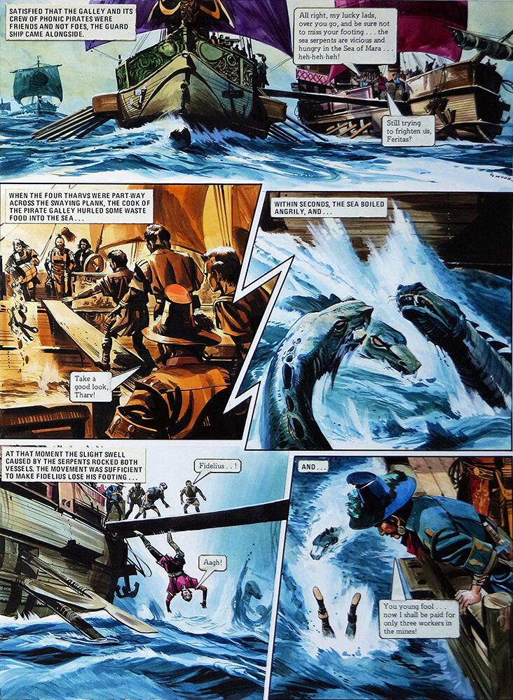 Right Hand Page art by Gerry Wood