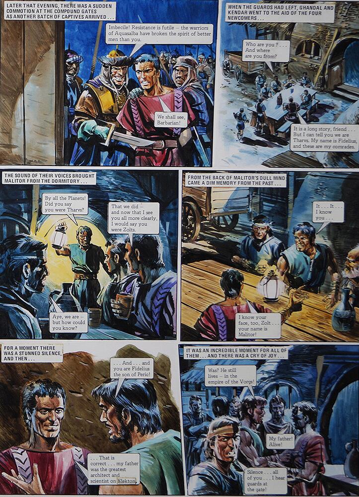 Right Hand Page art by Gerry Wood
