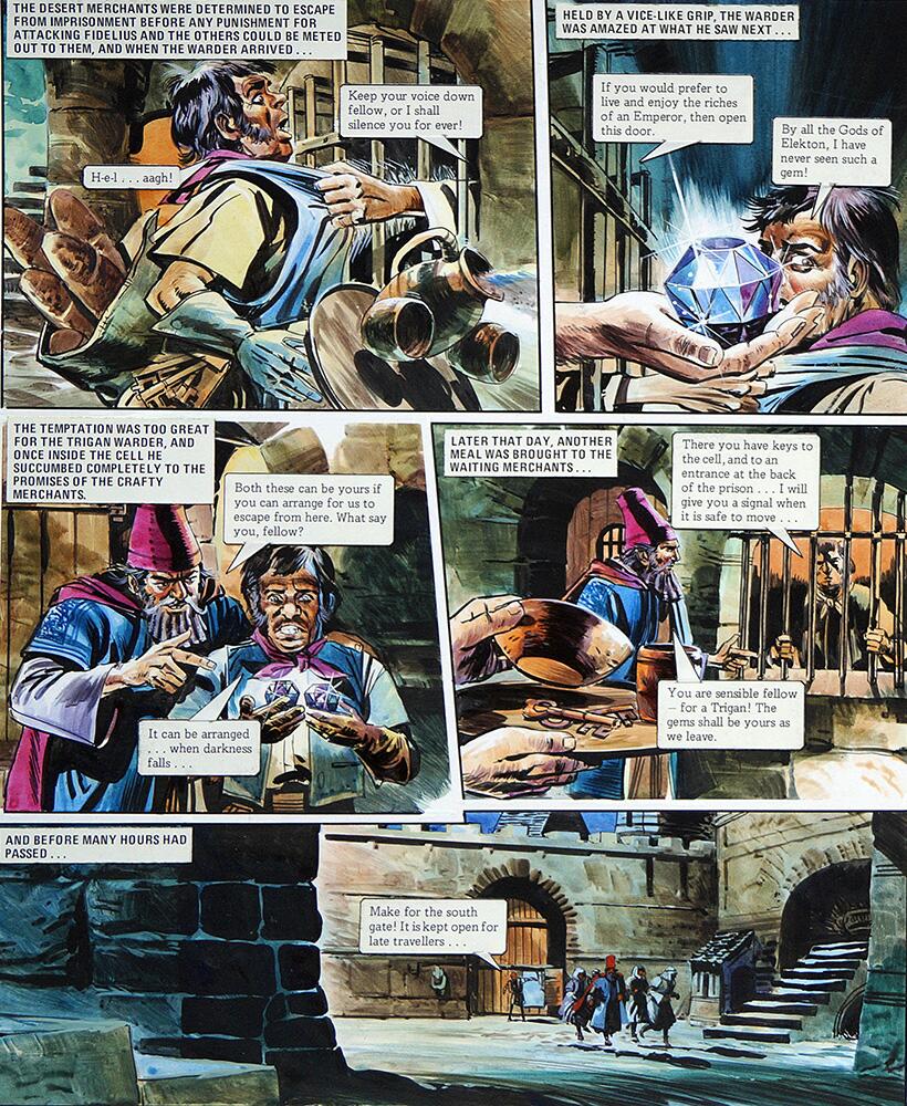 Left Hand Page art by Gerry Wood