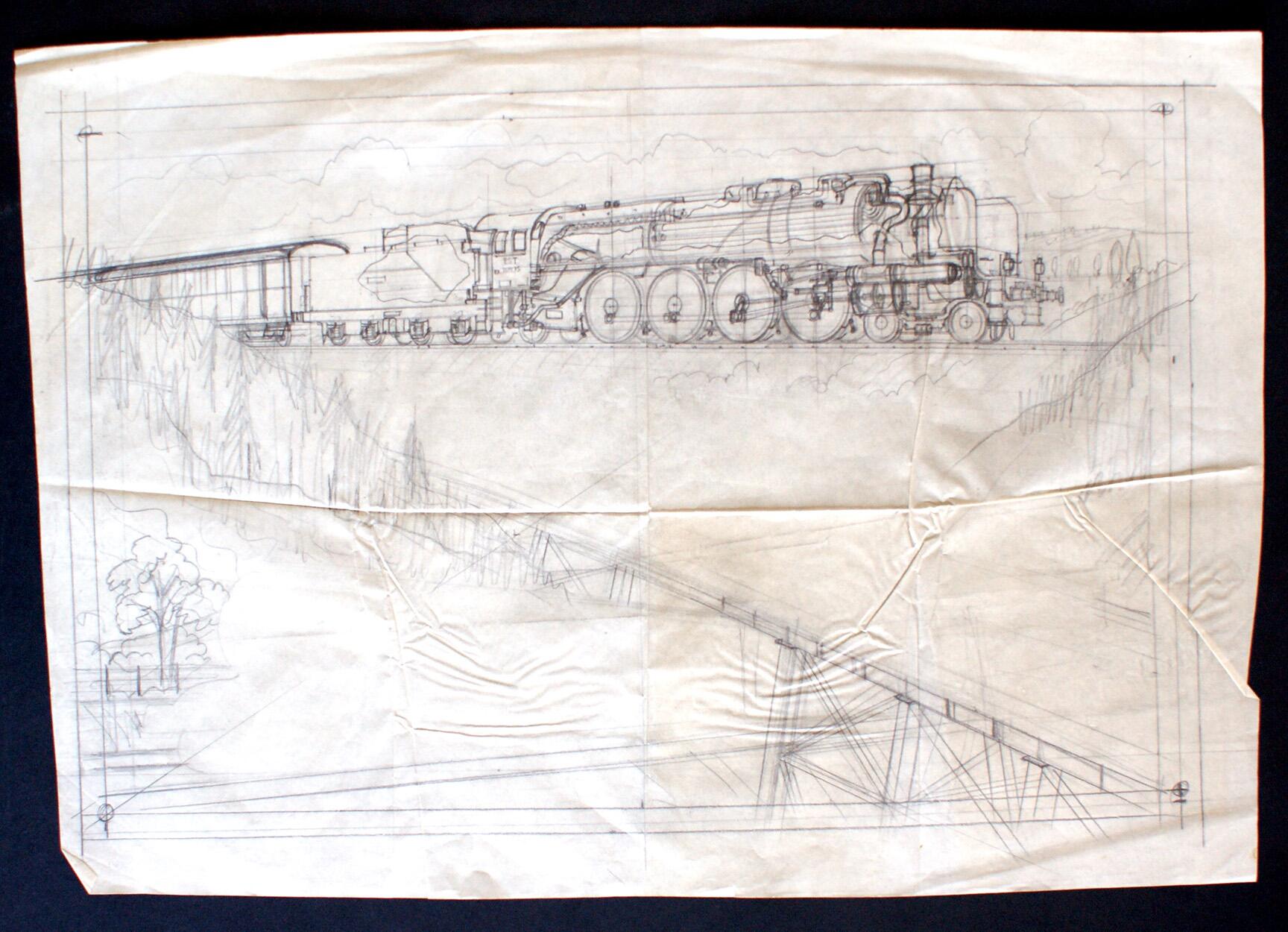 Anatomy Of A Locomotive art by Leslie Ashwell Wood