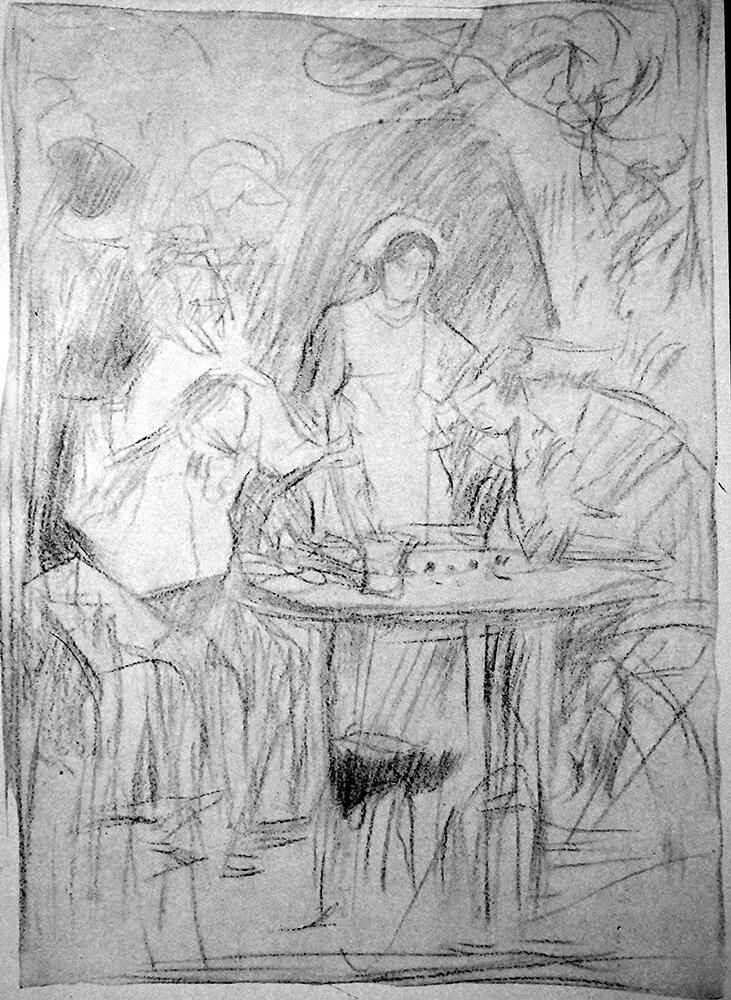 Stage 1 art by William Hatherell