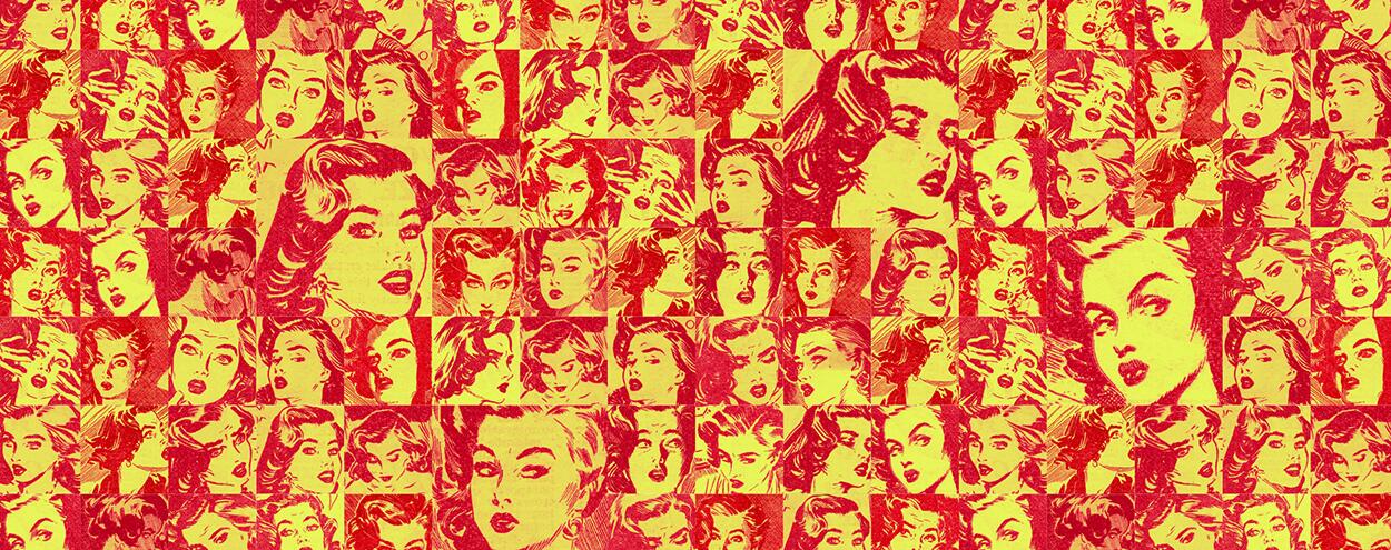Endpapers, David Wright's Judy