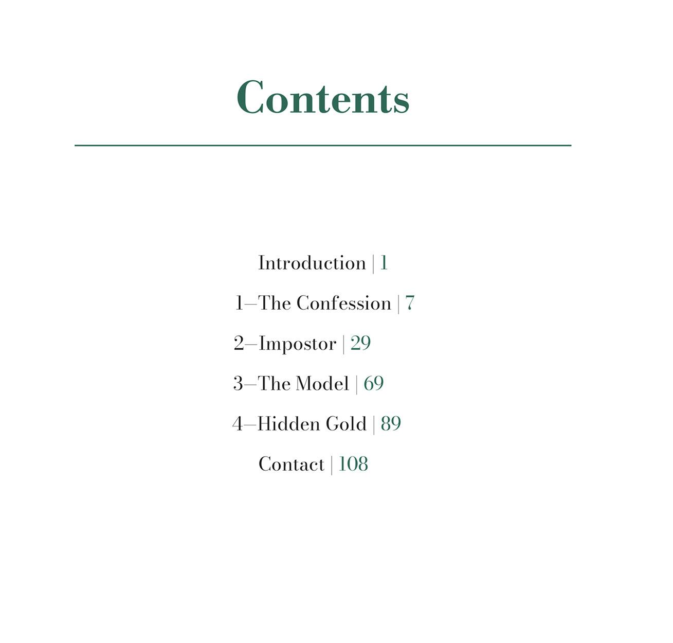 Contents, David Wright's Jo