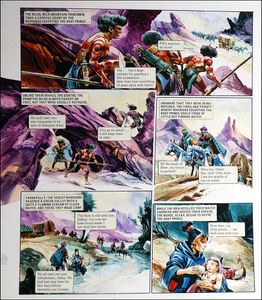 Trigan Empire: Mercy Mission (6 March 1982) (TWO pages) art by Gerry Wood