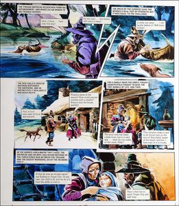 Trigan Empire: Mercy Mission (10 April 1982) (TWO pages) art by Gerry Wood