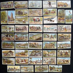 Complete Set of 50 'British Empire Series' John Player & Sons Cigarette Cards (1904)