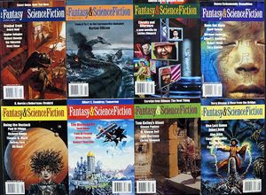 Fantasy & Science Fiction: 2001 - Volume 100, #1 - 6 & Volume 101, #1 - 2 (8 issues)