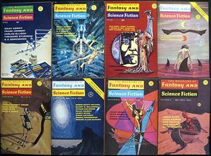 Fantasy & Science Fiction: 1970 - Volume 38, #5 - 6 & Volume 39, #1 - 6 (8 issues)