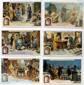 Famous Astronomers (1921) (6 cards)