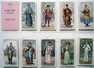 Set of 10 'Scenes From San Toy' Lloyd's Cigarette Cards (1905)