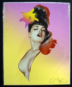 Bettie Page: Wild Orchid art by Olivia (de Berardinis)