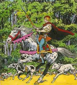 Sleeping Beauty: The Prince Goes Hunting art by Jesus Blasco