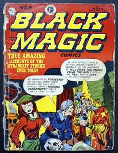 Black Magic #8 (British Edition) by Joe Simon