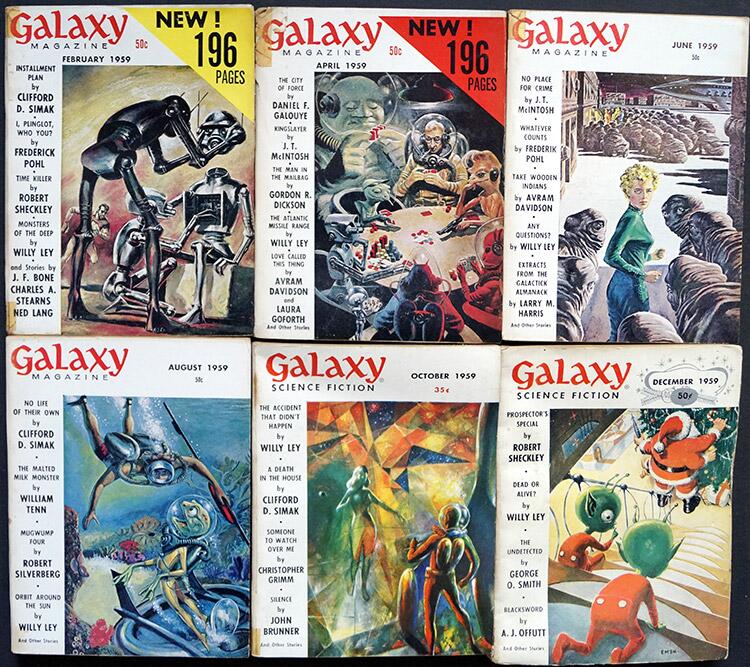 レビュー高評価の商品！ 米SF雑誌/GALAXY/1959年12月号/表紙エド