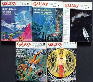 Galaxy Science Fiction: British Edition #90 - #94 (5 ISSUES)