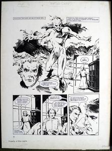 Doctor Who: The Stockbridge Horror Page 10 art by Mick Austin