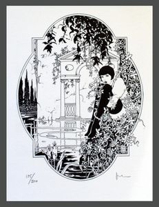 Louise Brooks (Lulu) art by Milo Manara